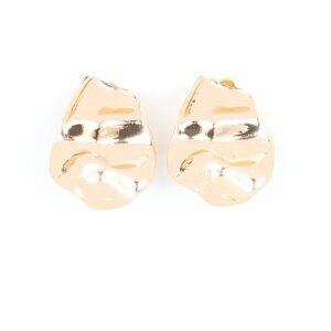 Paparazzi Raise the Ruche Gold Clip-on Earrings